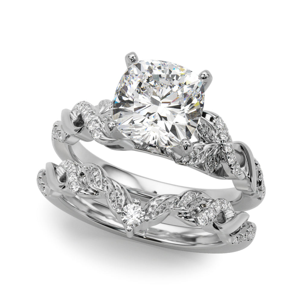 Dazzling Center Oval Diamond Engagement Ring â€” 10K/14K Gold & Platinum