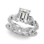 Dazzling Center Oval Diamond Engagement Ring â€” 10K/14K Gold & Platinum