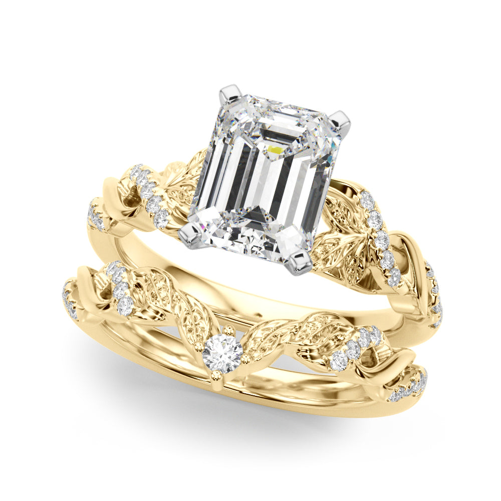 Dazzling Center Oval Diamond Engagement Ring â€” 10K/14K Gold & Platinum