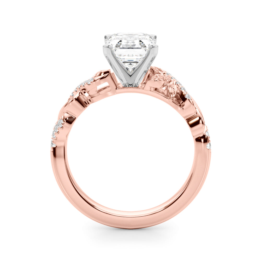 Dazzling Center Oval Diamond Engagement Ring â€” 10K/14K Gold & Platinum