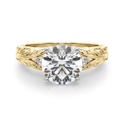 Pristine Center Oval Diamond Engagement Ring â€” 10K/14K Gold & Platinum