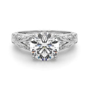 Pristine Center Oval Diamond Engagement Ring â€” 10K/14K Gold & Platinum