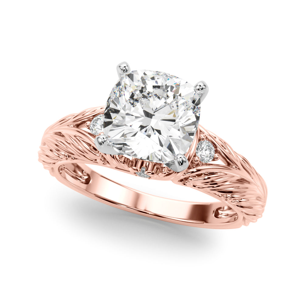 Pristine Center Oval Diamond Engagement Ring â€” 10K/14K Gold & Platinum