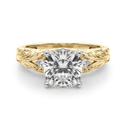 Pristine Center Oval Diamond Engagement Ring â€” 10K/14K Gold & Platinum