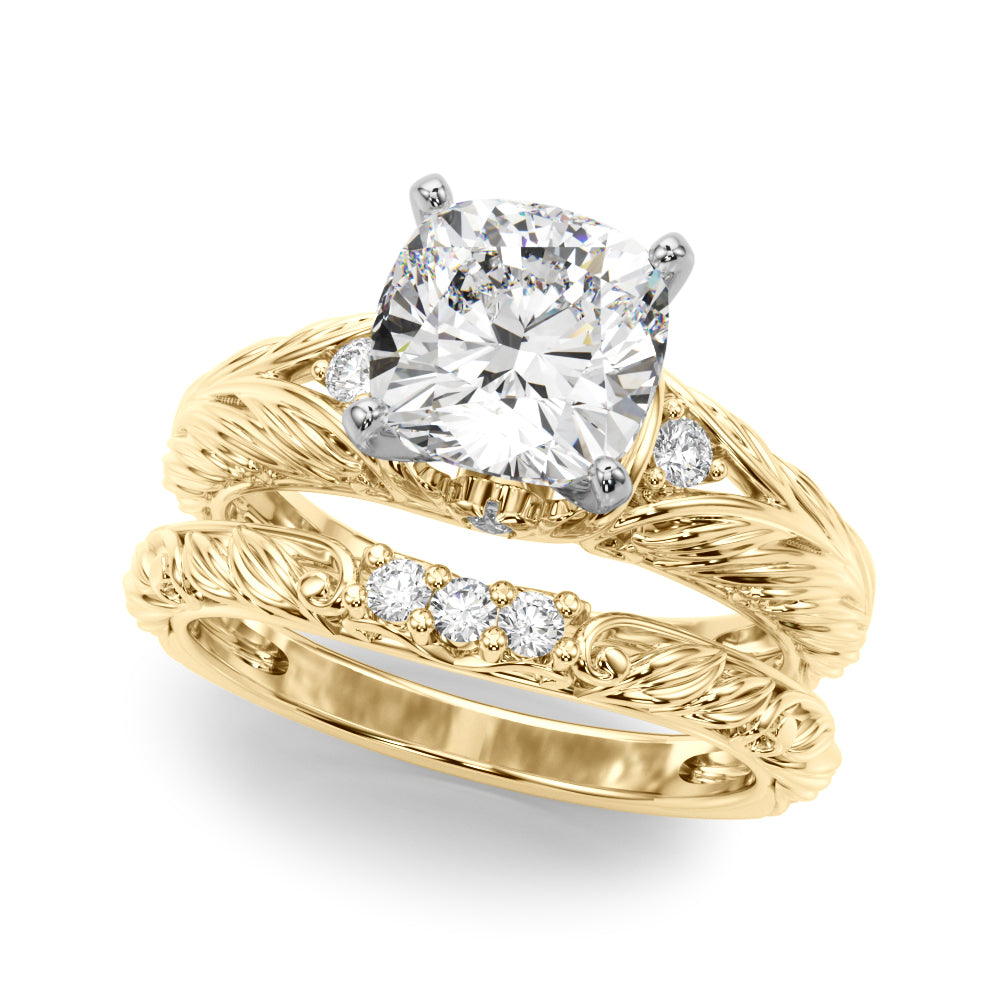 Pristine Center Oval Diamond Engagement Ring â€” 10K/14K Gold & Platinum
