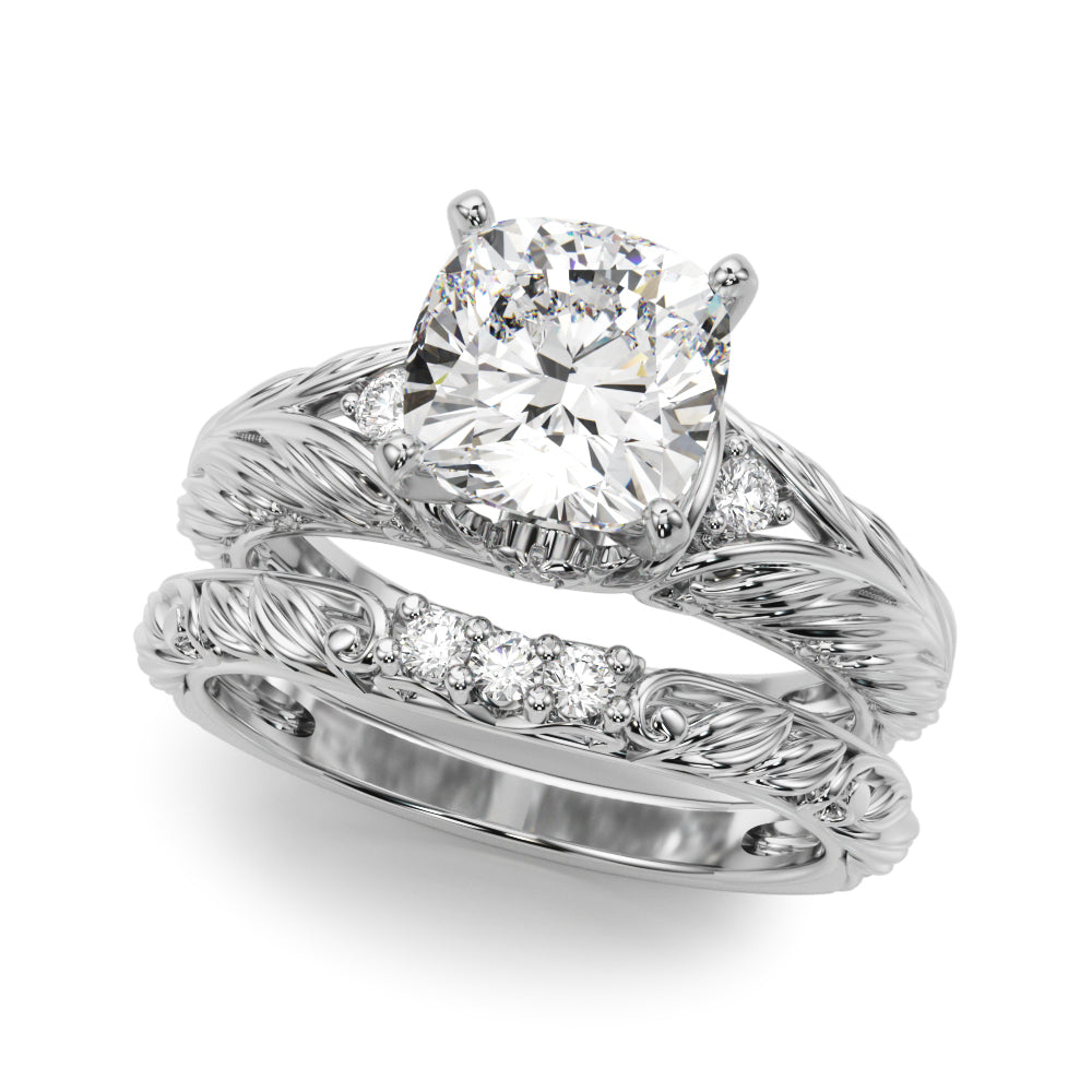 Pristine Center Oval Diamond Engagement Ring â€” 10K/14K Gold & Platinum
