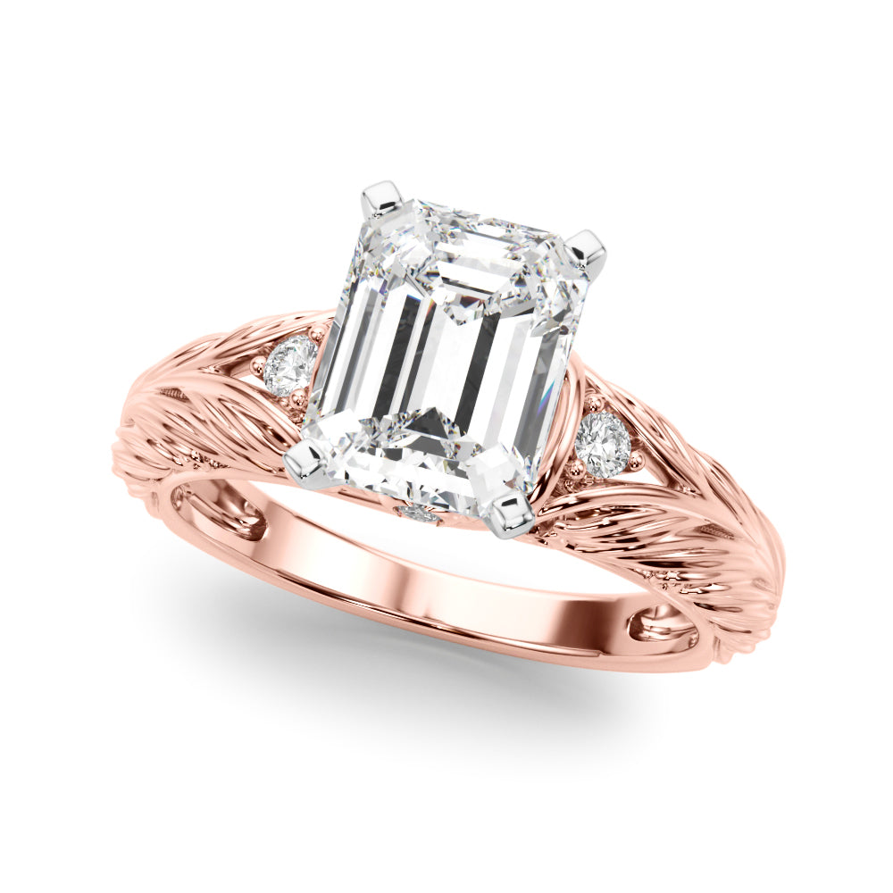 Pristine Center Oval Diamond Engagement Ring â€” 10K/14K Gold & Platinum
