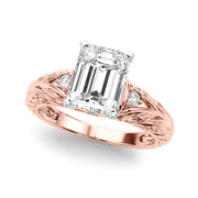 Pristine Center Oval Diamond Engagement Ring â€” 10K/14K Gold & Platinum