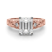 Pristine Center Oval Diamond Engagement Ring â€” 10K/14K Gold & Platinum