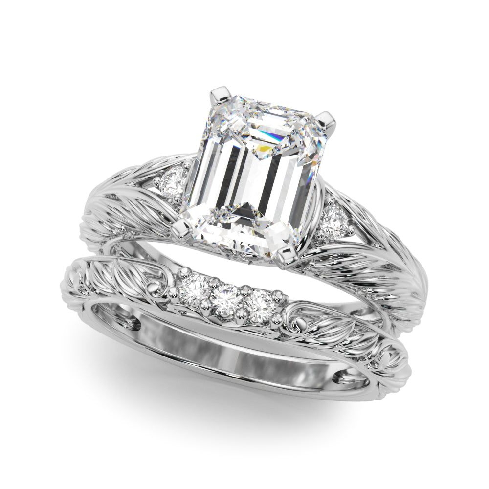 Pristine Center Oval Diamond Engagement Ring â€” 10K/14K Gold & Platinum