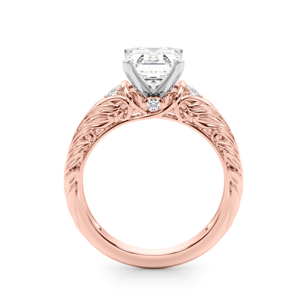 Pristine Center Oval Diamond Engagement Ring â€” 10K/14K Gold & Platinum