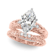 Pristine Center Oval Diamond Engagement Ring â€” 10K/14K Gold & Platinum