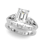Devoted Center Oval Diamond Engagement Ring â€” 10K/14K Gold & Platinum