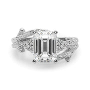 Cherished Center Round Diamond Engagement Ring â€” 10K/14K Gold & Platinum