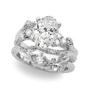 Cherished Center Round Diamond Engagement Ring â€” 10K/14K Gold & Platinum
