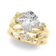 Cherished Center Round Diamond Engagement Ring â€” 10K/14K Gold & Platinum