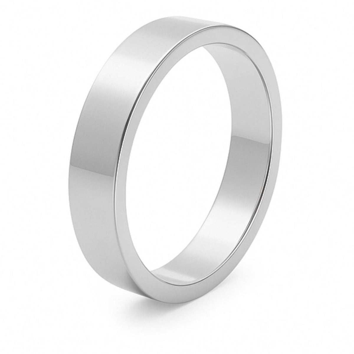 Flat Shape Plain Wedding Band for Women in 10K/14K gold and platinum with certified lab-grown or natural diamonds