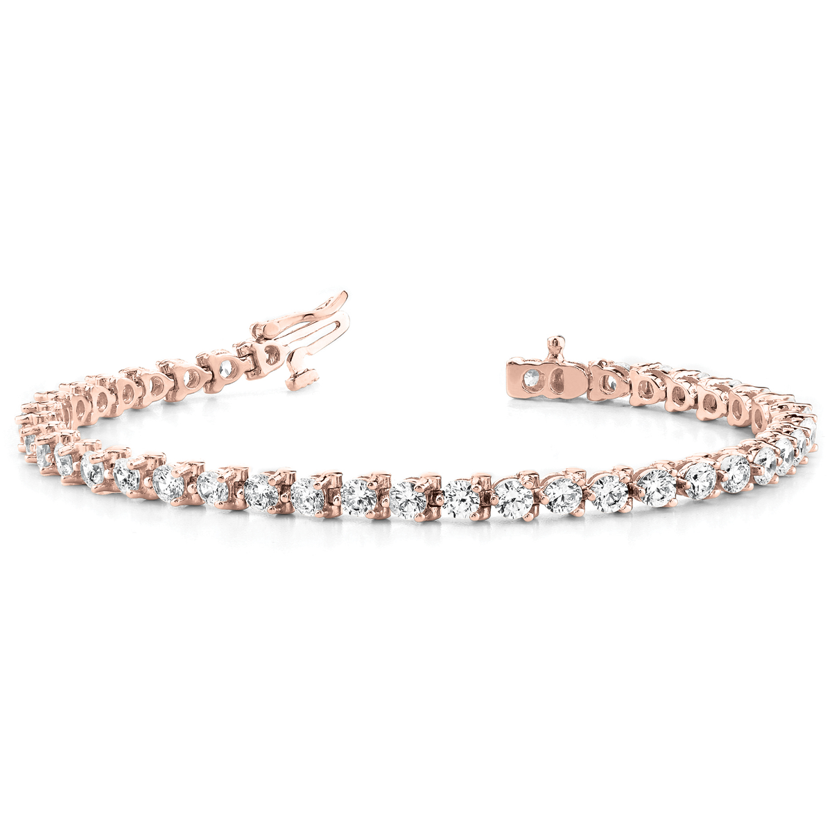 Prong Set Lab Diamond Tennis Bracelet for Women in Gold & in 10K/14K gold and platinum with certified lab-grown or natural diamonds