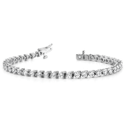 Prong Set Lab Diamond Tennis Bracelet for Women in Gold & in 10K/14K gold and platinum with certified lab-grown or natural diamonds