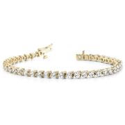 Prong Set Lab Diamond Tennis Bracelet for Women in Gold & in 10K/14K gold and platinum with certified lab-grown or natural diamonds