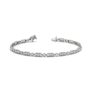 Luxury Diamond Tennis Bracelet with Round Cut Diamonds in Gold & in 10K/14K gold and platinum with certified lab-grown or natural diamonds