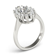 Sophisticated Color Rings Marquise Diamond Engagement Ring in 10K/14K gold and platinum with certified lab-grown or natural diamonds