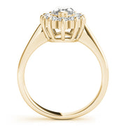 Sophisticated Color Rings Marquise Diamond Engagement Ring in 10K/14K gold and platinum with certified lab-grown or natural diamonds