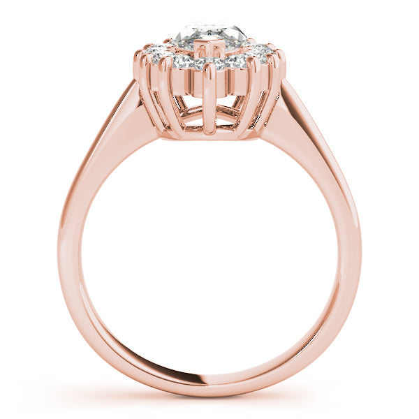 Sophisticated Color Rings Marquise Diamond Engagement Ring in 10K/14K gold and platinum with certified lab-grown or natural diamonds