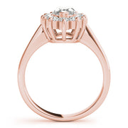 Sophisticated Color Rings Marquise Diamond Engagement Ring in 10K/14K gold and platinum with certified lab-grown or natural diamonds