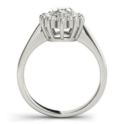 Sophisticated Color Rings Marquise Diamond Engagement Ring in 10K/14K gold and platinum with certified lab-grown or natural diamonds