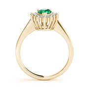 Adored Color Rings Pear Diamond Engagement Ring in 10K/14K gold and platinum with certified lab-grown or natural diamonds