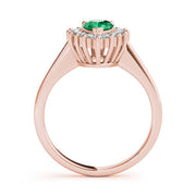 Adored Color Rings Pear Diamond Engagement Ring in 10K/14K gold and platinum with certified lab-grown or natural diamonds