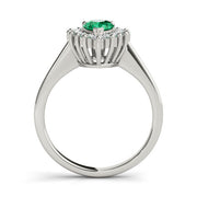 Adored Color Rings Pear Diamond Engagement Ring in 10K/14K gold and platinum with certified lab-grown or natural diamonds