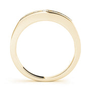 Channel Set Half Eternity Ring in Gold & Platinum