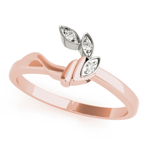 Wraps & Inserts Half Eternity Ring in Gold & Platinum