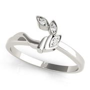 Wraps & Inserts Half Eternity Ring in Gold & Platinum