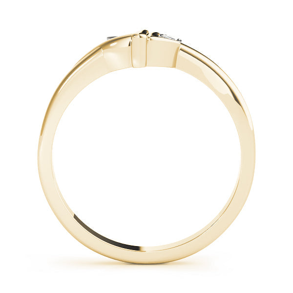 Wraps & Inserts Half Eternity Ring in Gold & Platinum