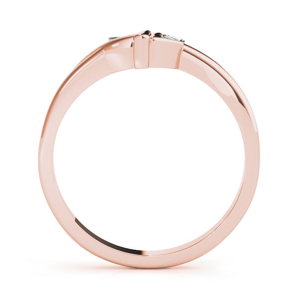 Wraps & Inserts Half Eternity Ring in Gold & Platinum
