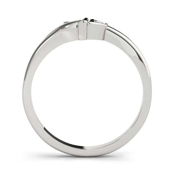 Wraps & Inserts Half Eternity Ring in Gold & Platinum