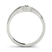Wraps & Inserts Half Eternity Ring in Gold & Platinum