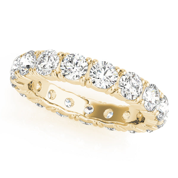 Diamond Full Eternity Ring in 10K/14K gold and platinum with certified lab-grown or natural diamonds