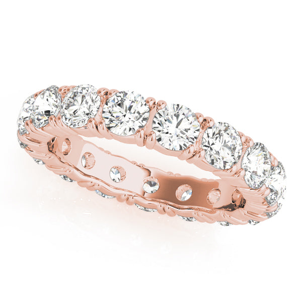 Diamond Full Eternity Ring in Gold & Platinum