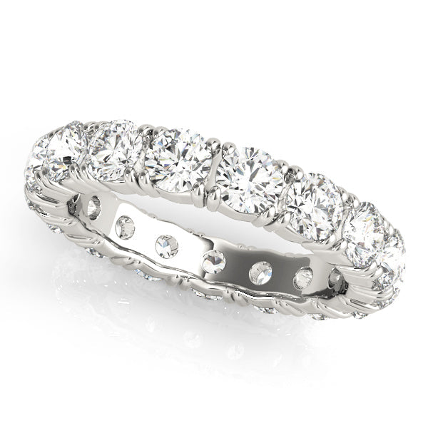 Diamond Full Eternity Ring in Gold & Platinum