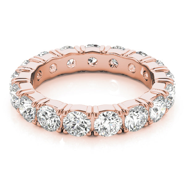 Diamond Full Eternity Ring in Gold & Platinum