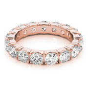 Diamond Full Eternity Ring in Gold & Platinum
