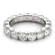 Diamond Full Eternity Ring in Gold & Platinum