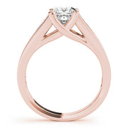Elegant Trellis Princess Diamond Engagement Ring in 10K/14K gold and platinum with certified lab-grown or natural diamonds