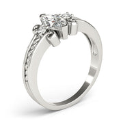 Heirloom Color Rings Marquise Diamond Engagement Ring in 10K/14K gold and platinum with certified lab-grown or natural diamonds
