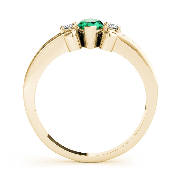 Heirloom Color Rings Marquise Diamond Engagement Ring in 10K/14K gold and platinum with certified lab-grown or natural diamonds
