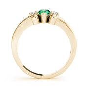Heirloom Color Rings Marquise Diamond Engagement Ring in 10K/14K gold and platinum with certified lab-grown or natural diamonds